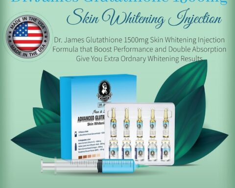 Dr James glutathione injection 1500mg skin whitening injection at their highest strength can whiten your skin by itself, but taking them as supplements will