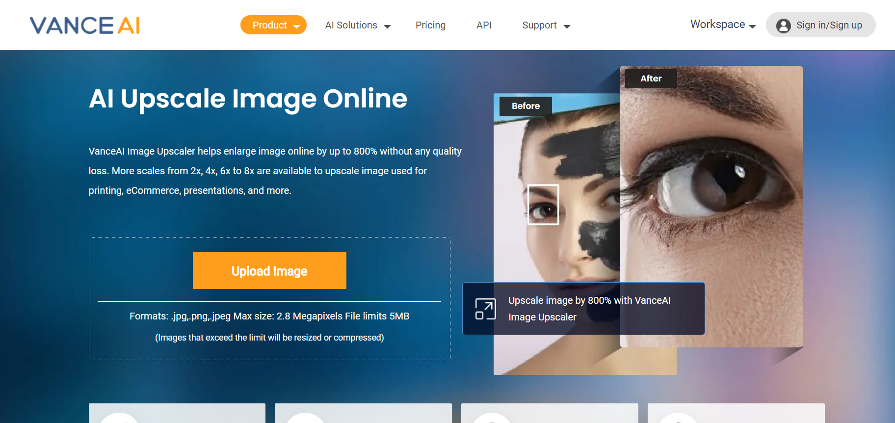 VanceAI Image Upscaler 