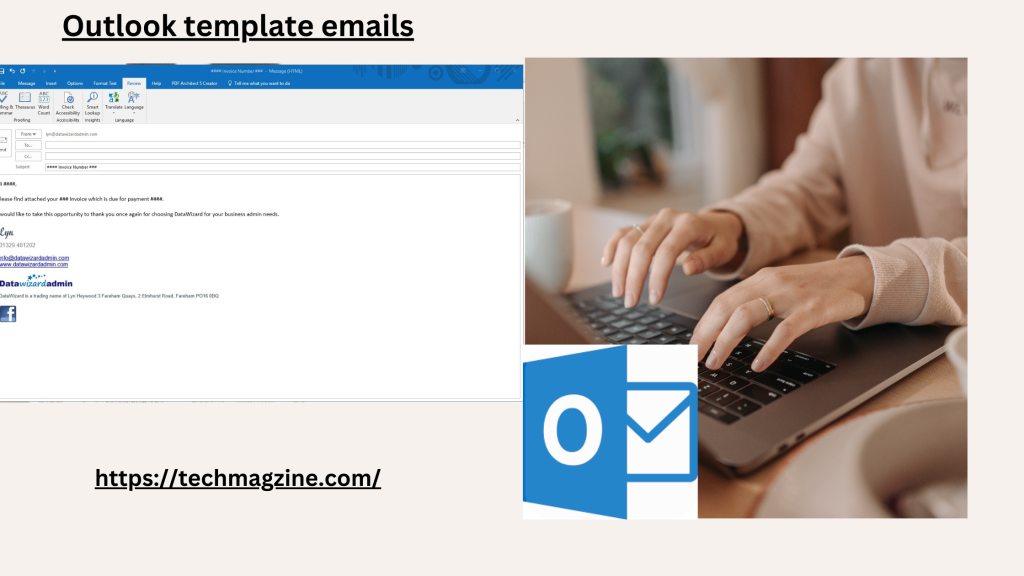 outlook template emails