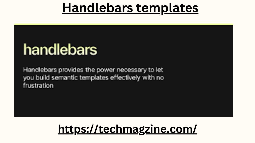 handlebars templates