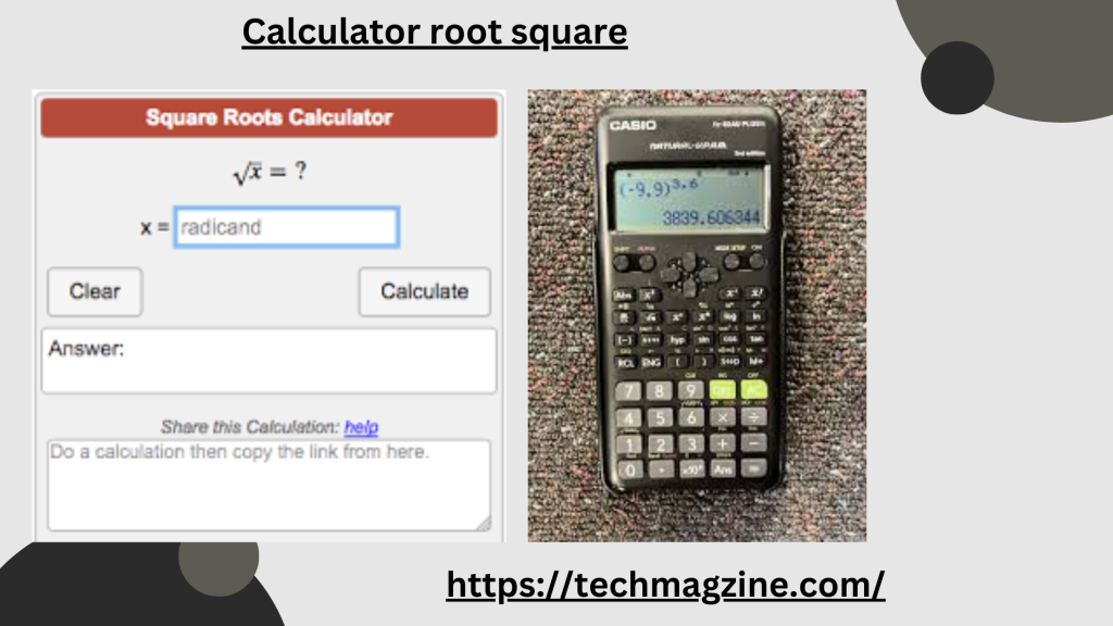 calculator root square