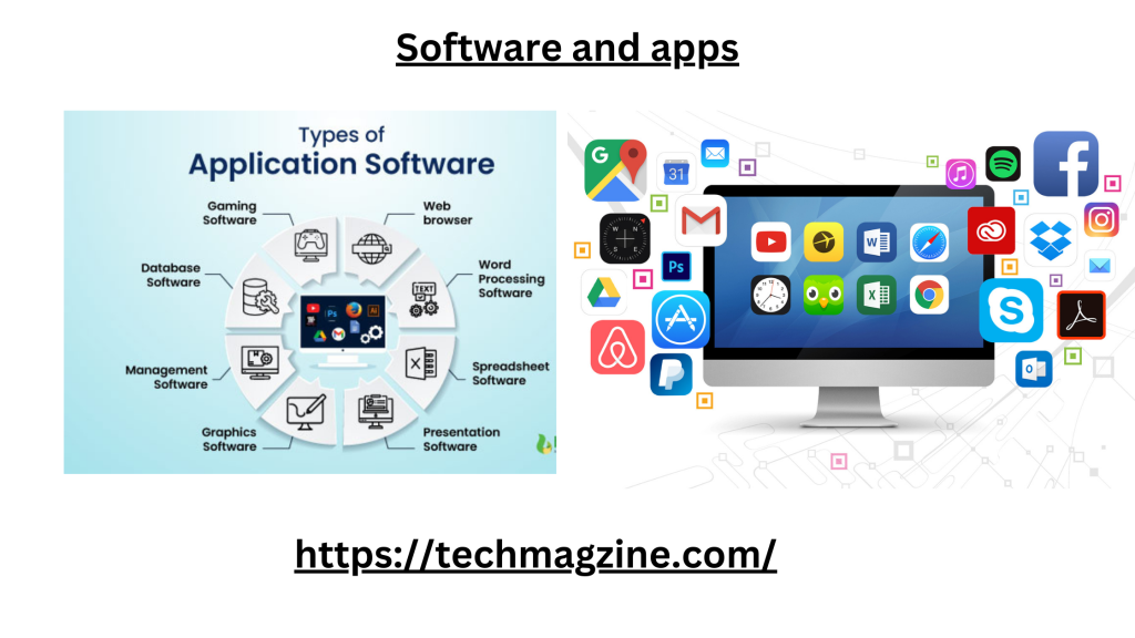 software and apps